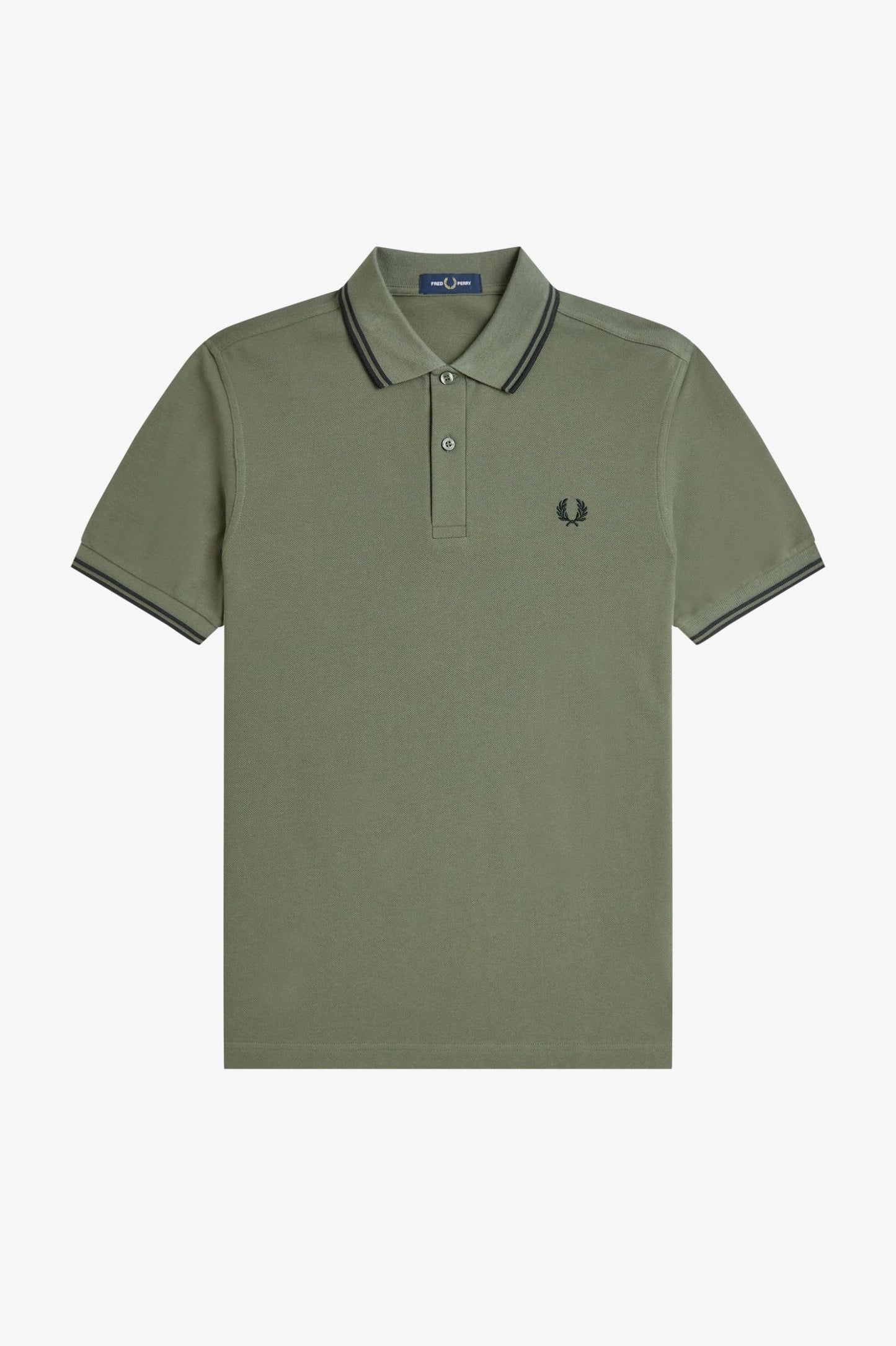 The Fred Perry Shirt M3600 Laurel Wreath Green