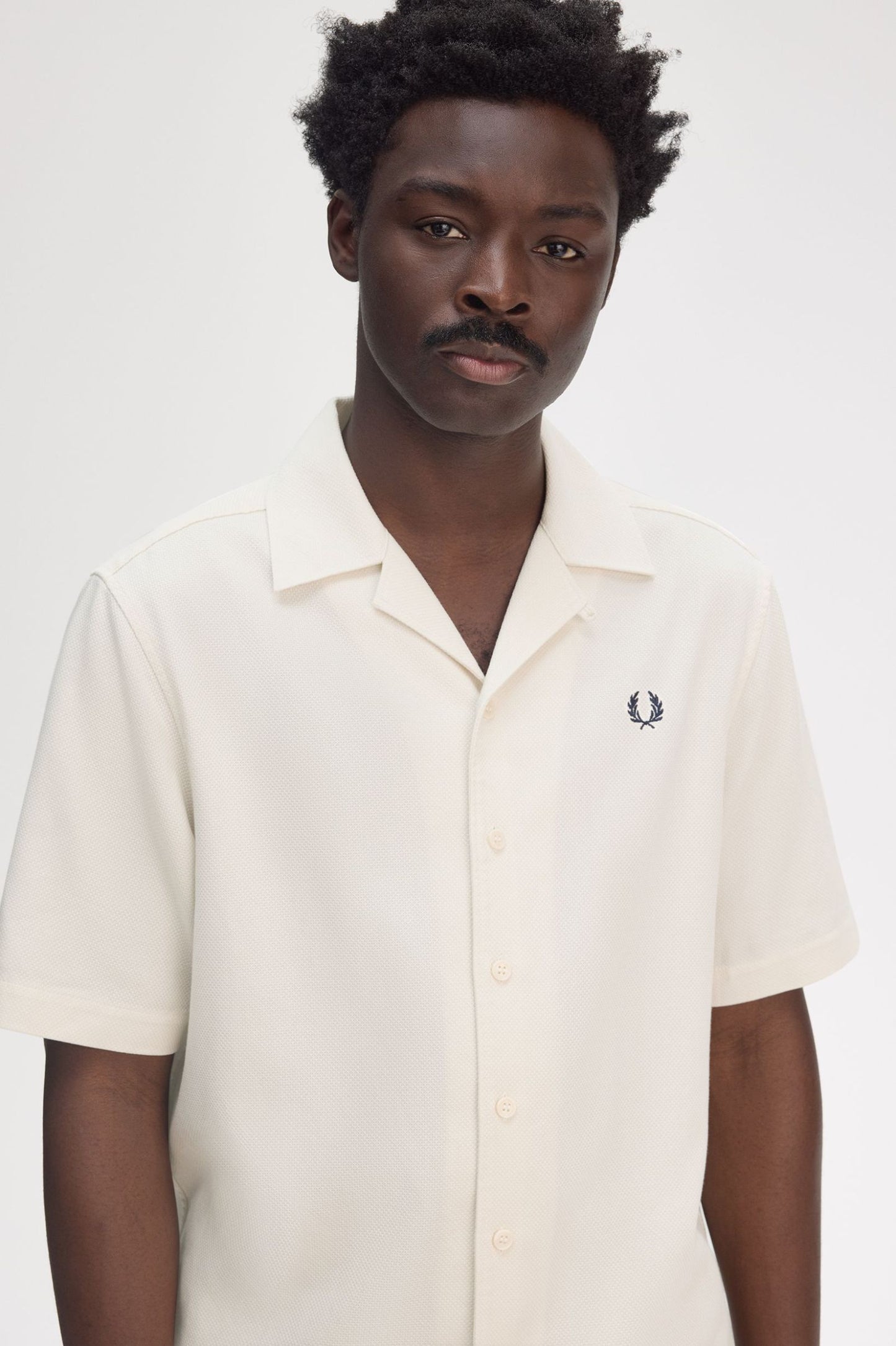 Fred Perry Piqué Texture Revere Collar Shirt