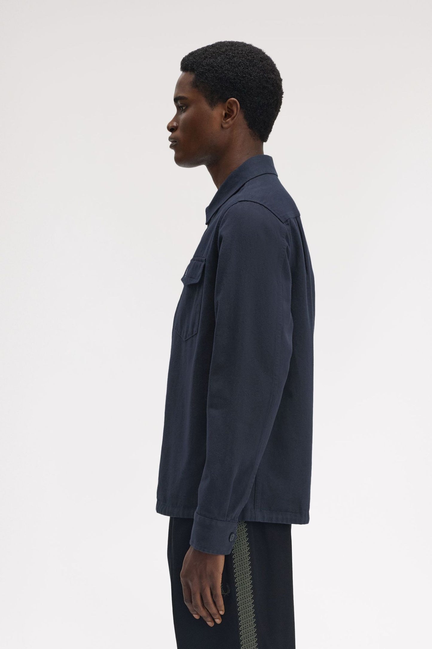 Fred Perry Twill Zip Through Overshirt