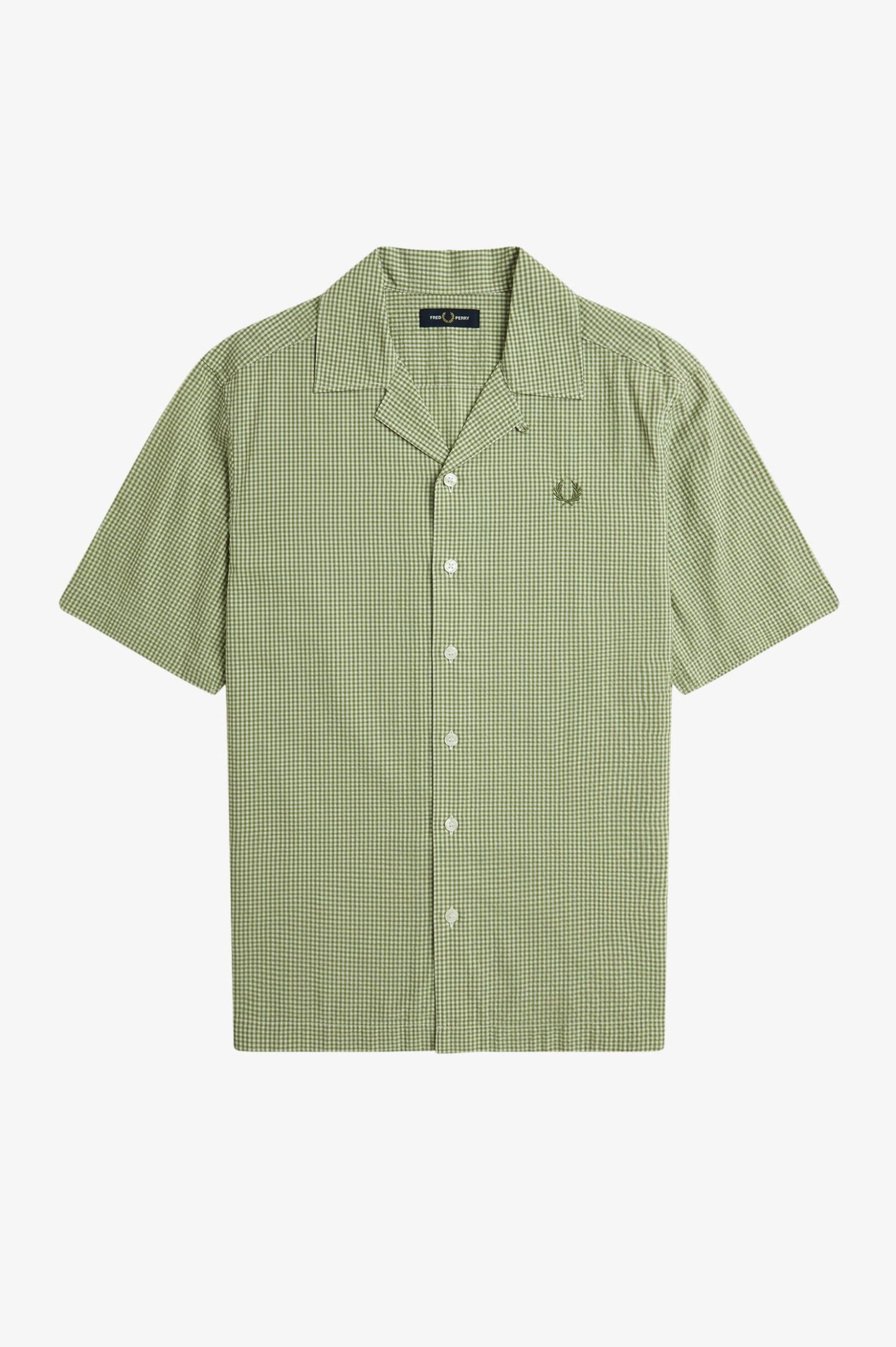 Fred Perry Microgingham Seersucker Shirt