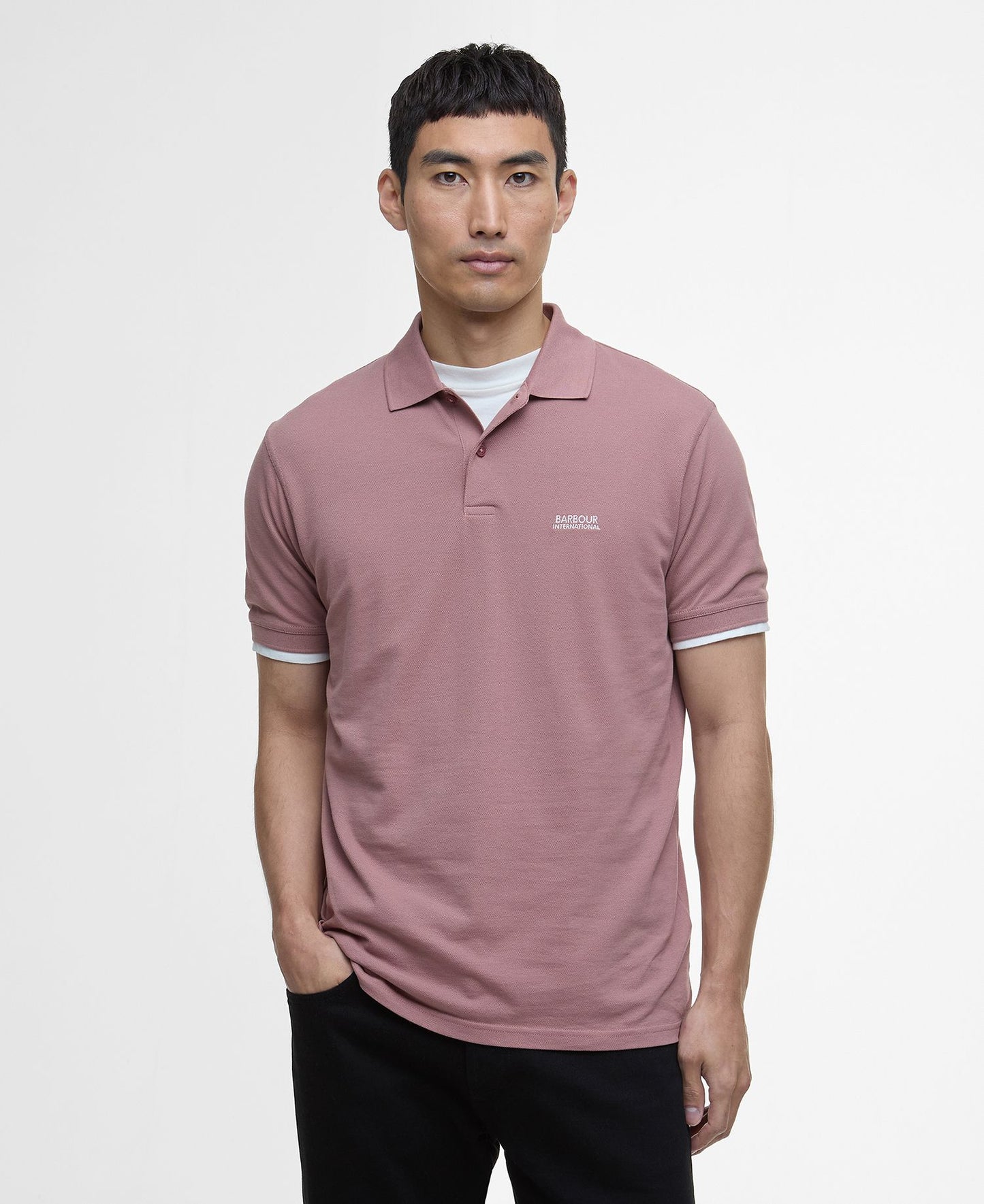 Barbour International Lightweight Pique Essential Polo Shirt