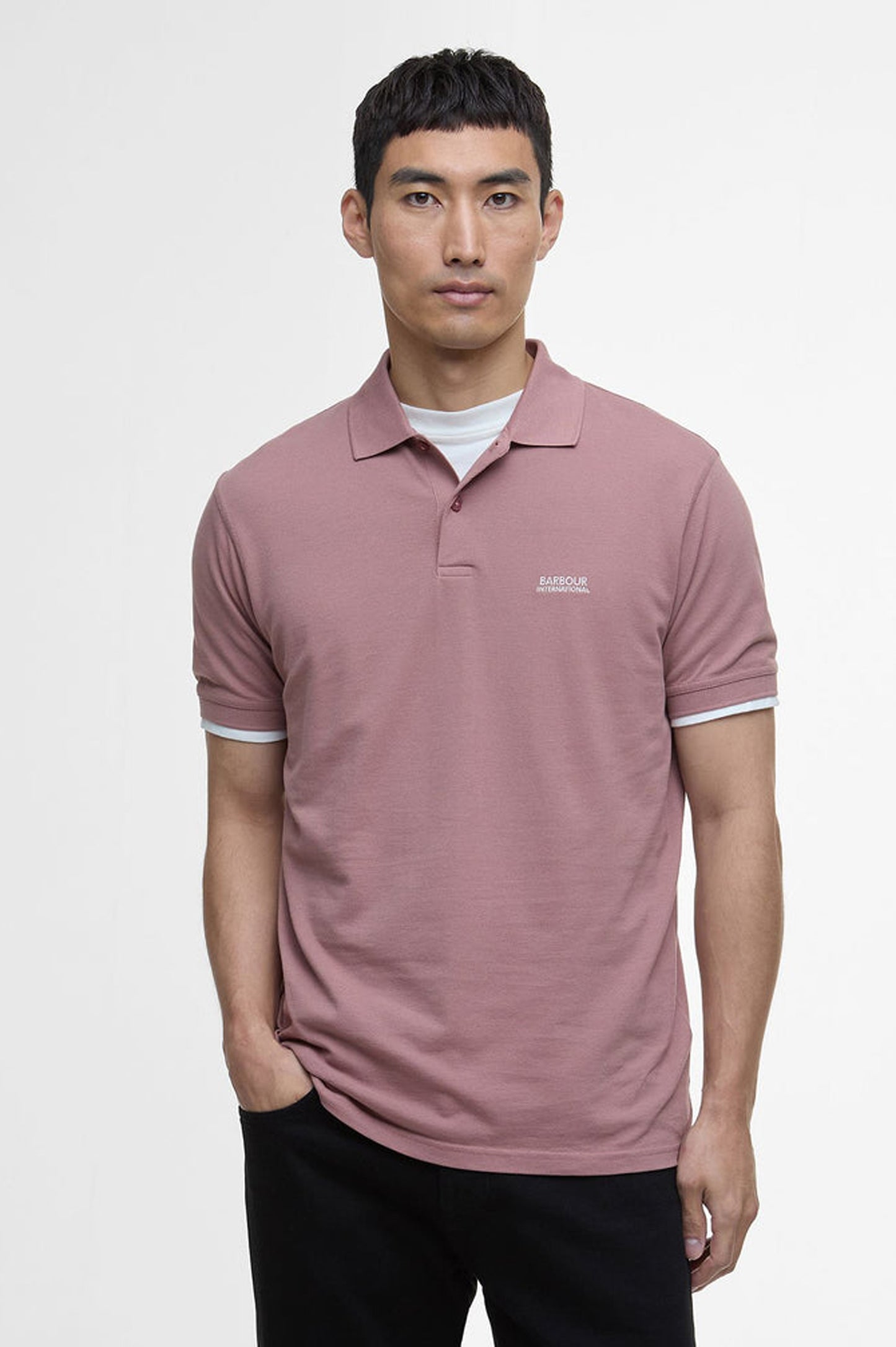 Barbour International Lightweight Pique Essential Polo Shirt