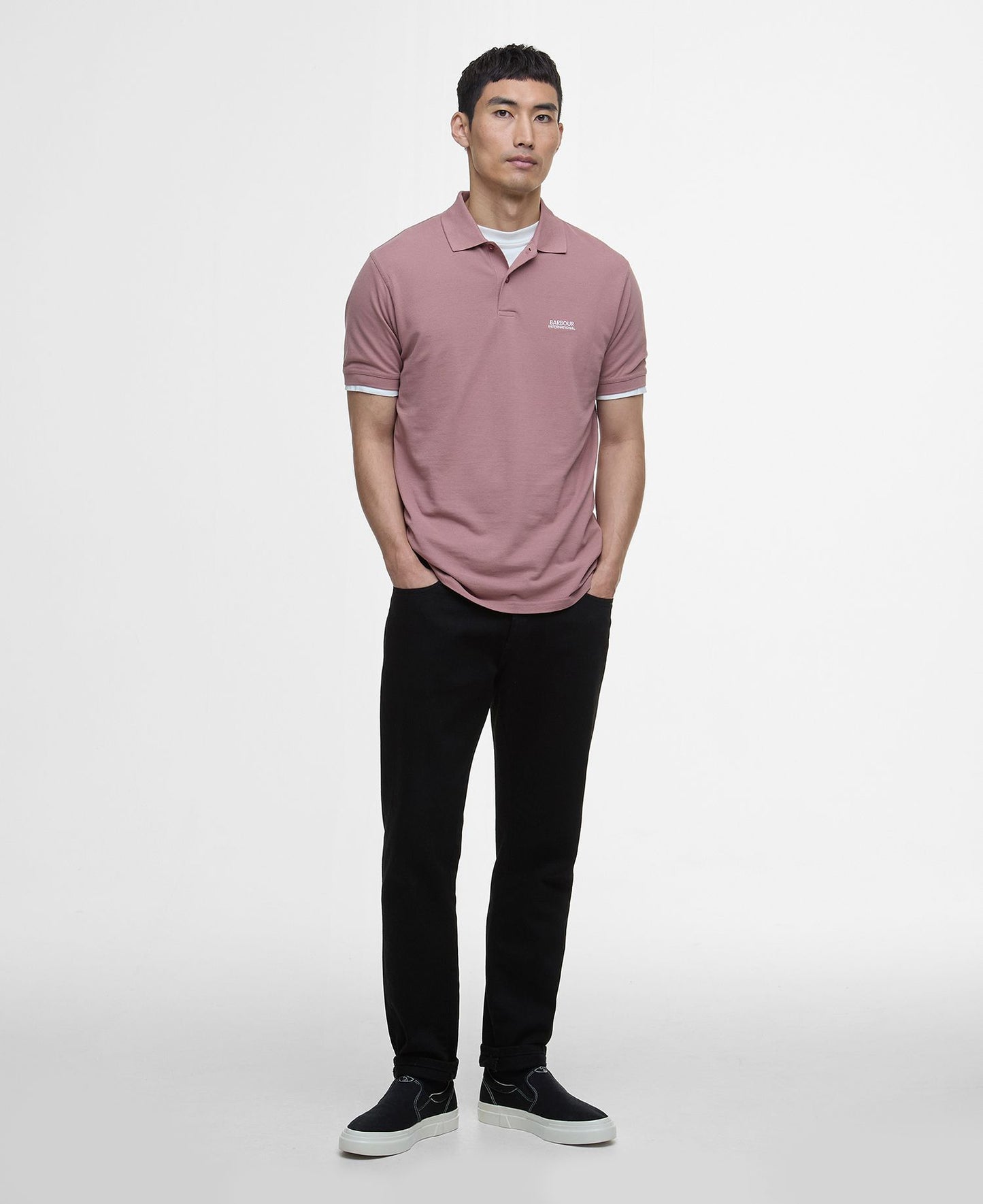 Barbour International Lightweight Pique Essential Polo Shirt