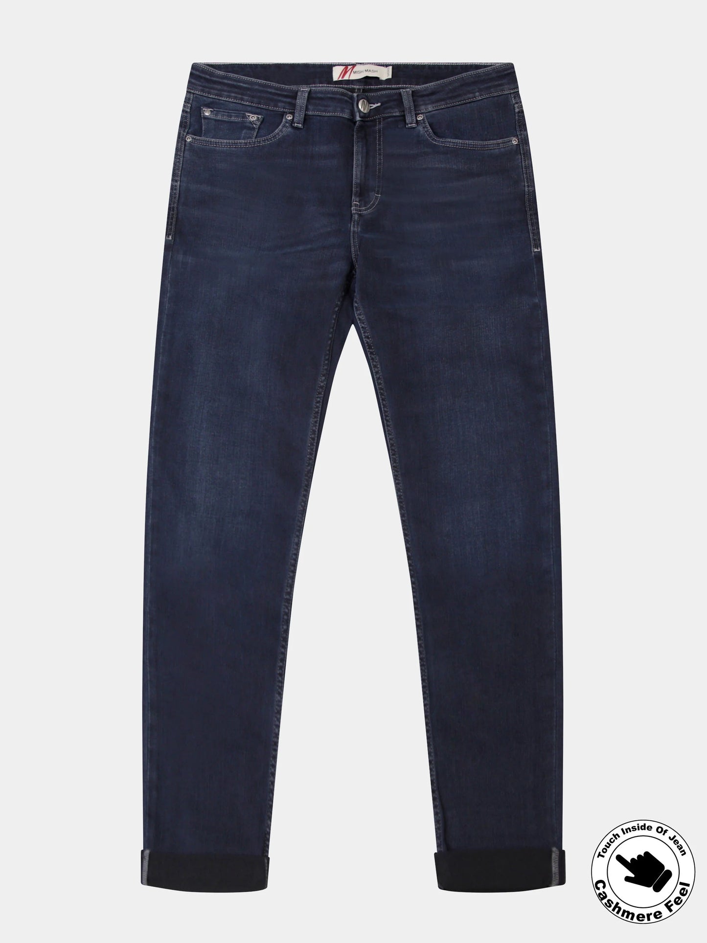 Mish Mash 1984 Tapered Fit Mirage Blue Black Jean