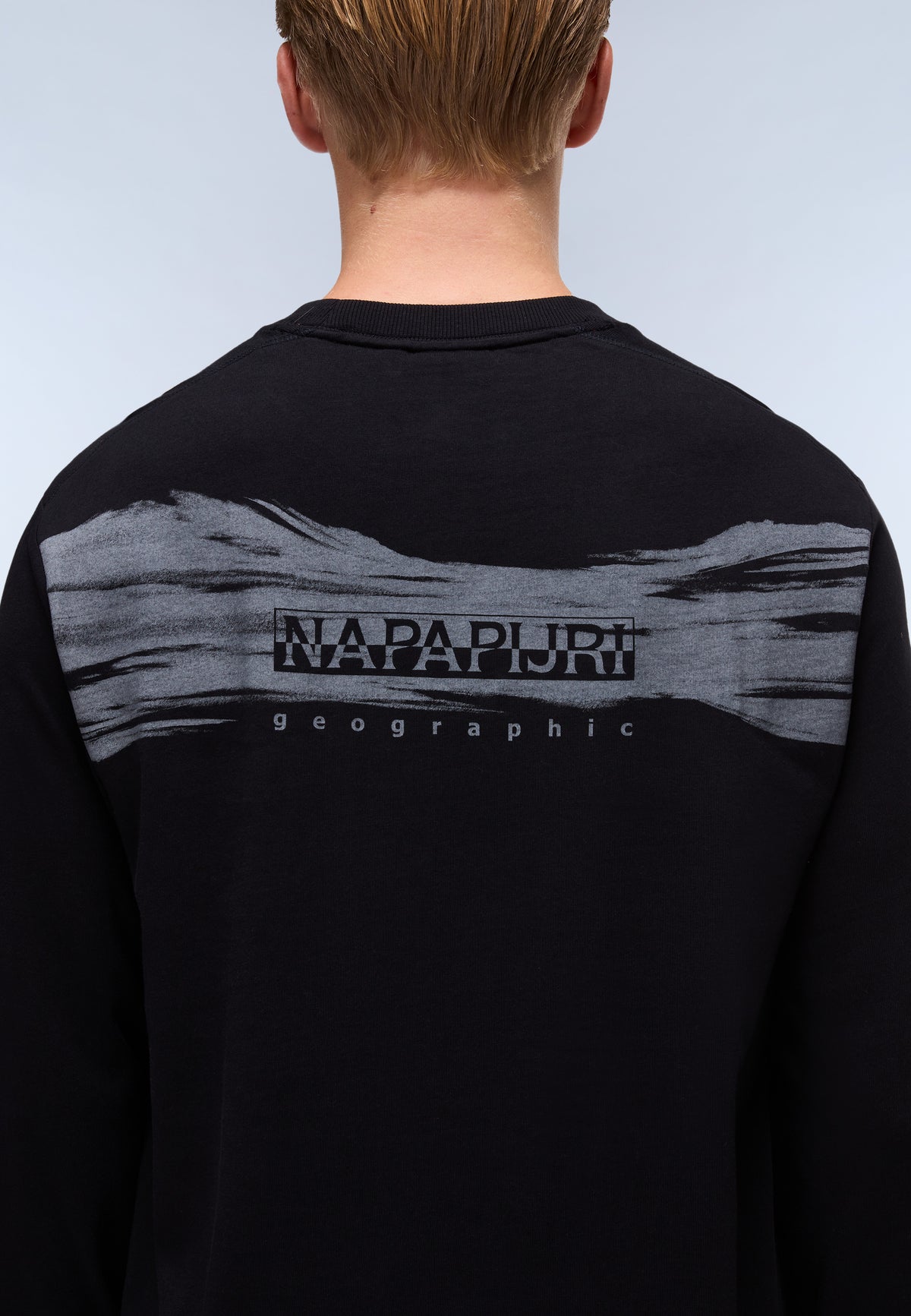 Napapijri Back Graphic Jersey Long Sleeve T-Shirt