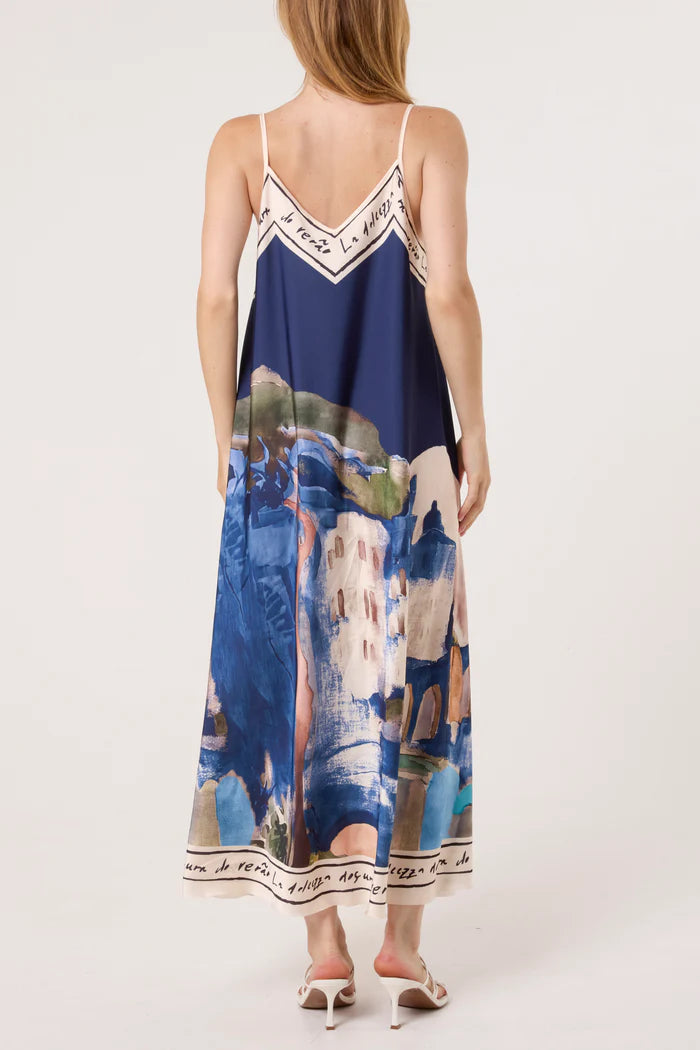 Nova of London Cami Border Print Swing Dress