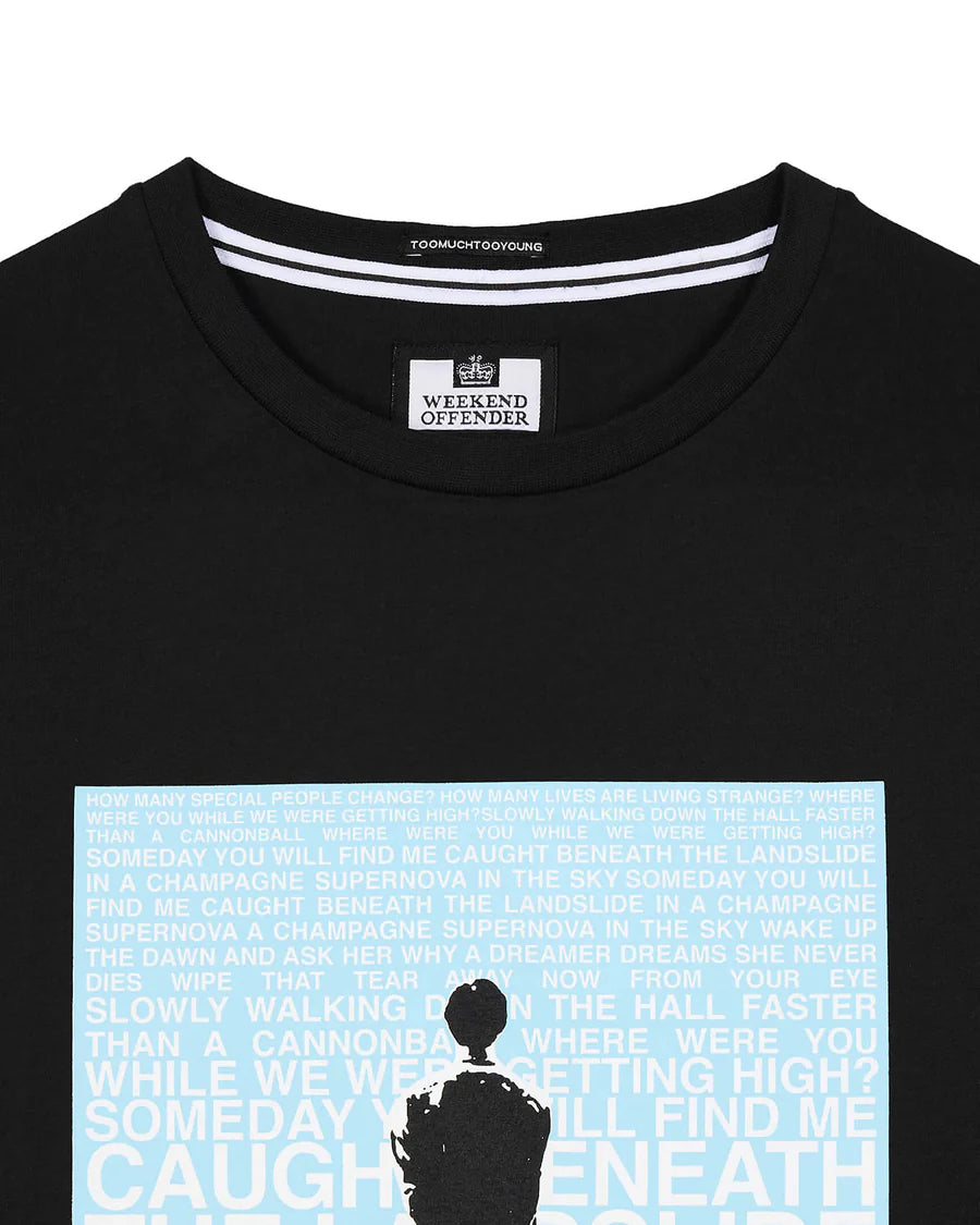 Weekend Offender Supernova Graphic T-Shirt Black/Blue