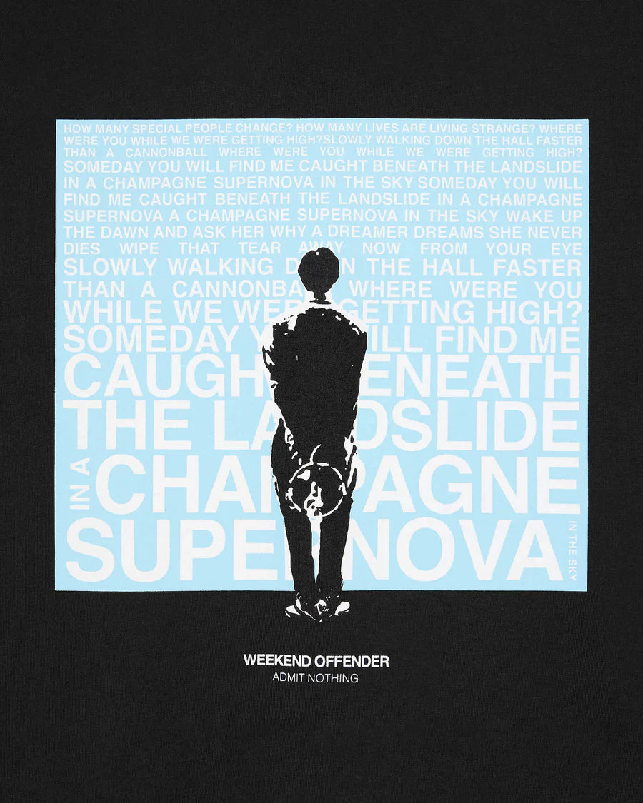Weekend Offender Supernova Graphic T-Shirt Black/Blue