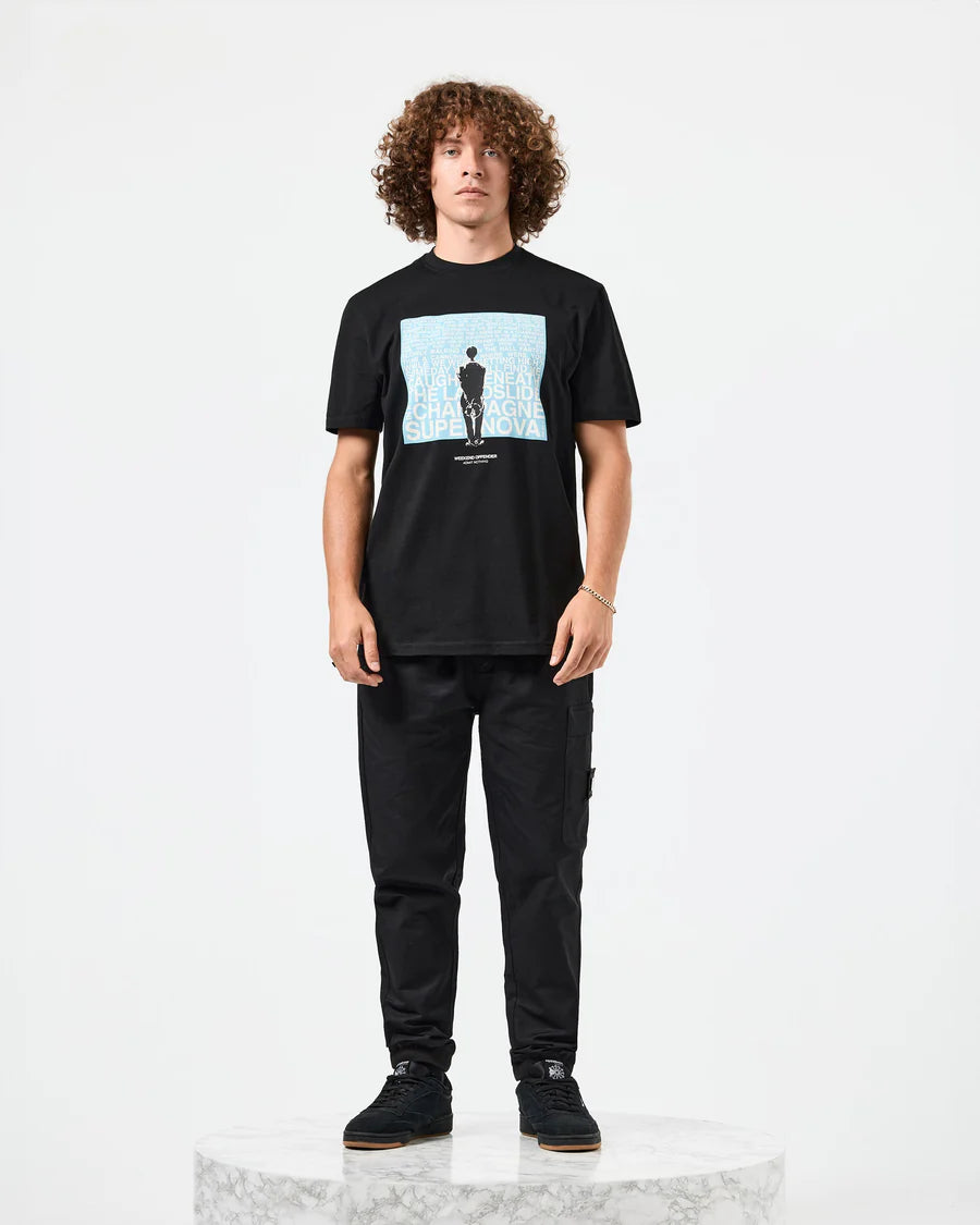 Weekend Offender Supernova Graphic T-Shirt Black/Blue