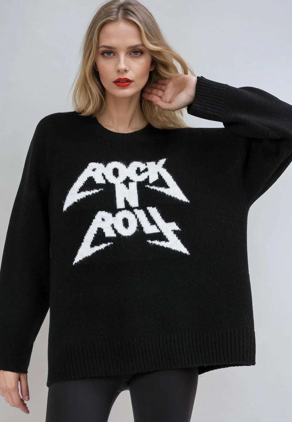 Religion Revolution Jumper Black