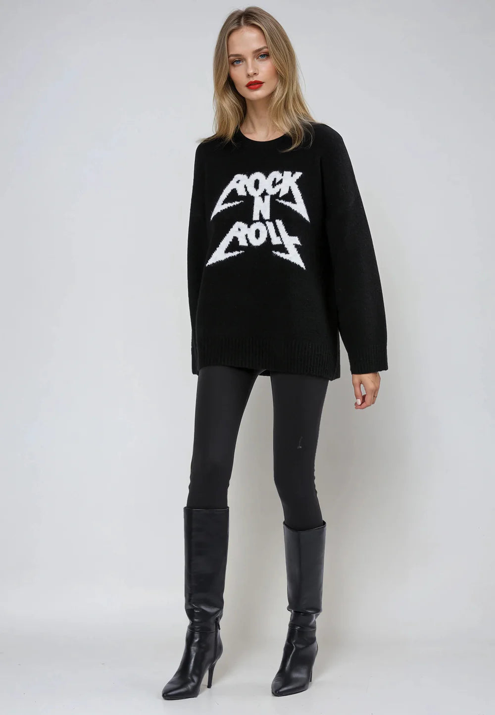 Religion Revolution Jumper Black