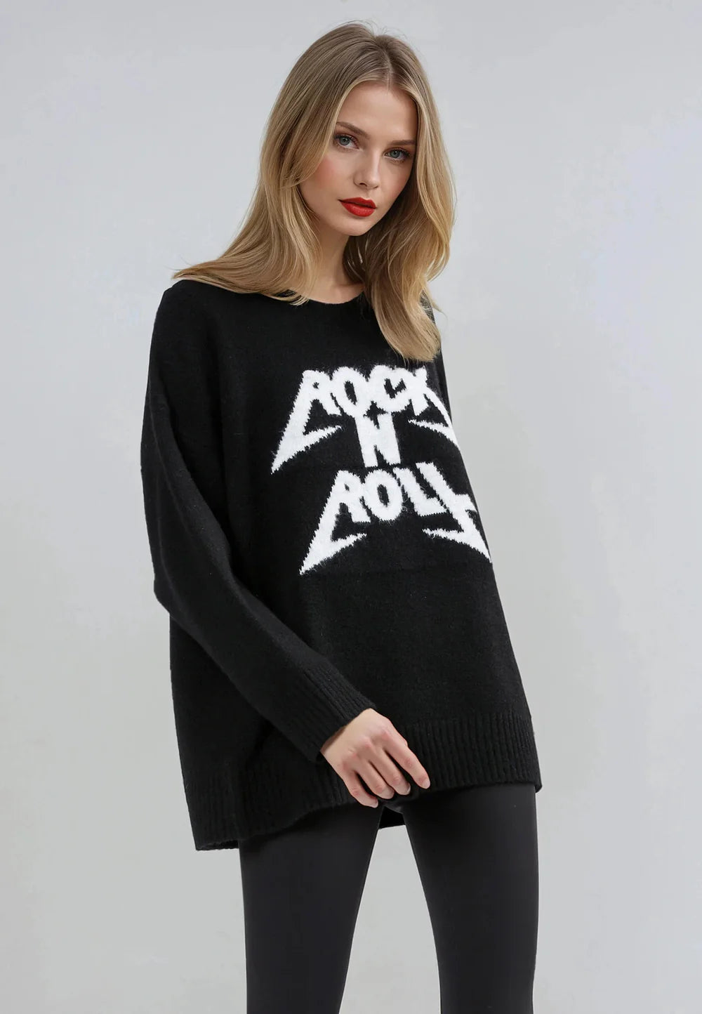 Religion Revolution Jumper Black
