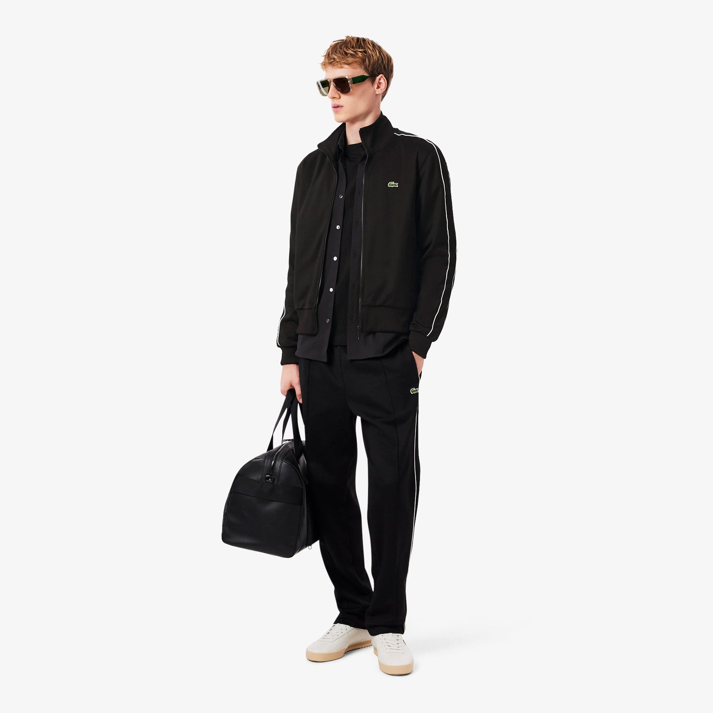 Lacoste Paris Piqué Zip Front Track Jacket