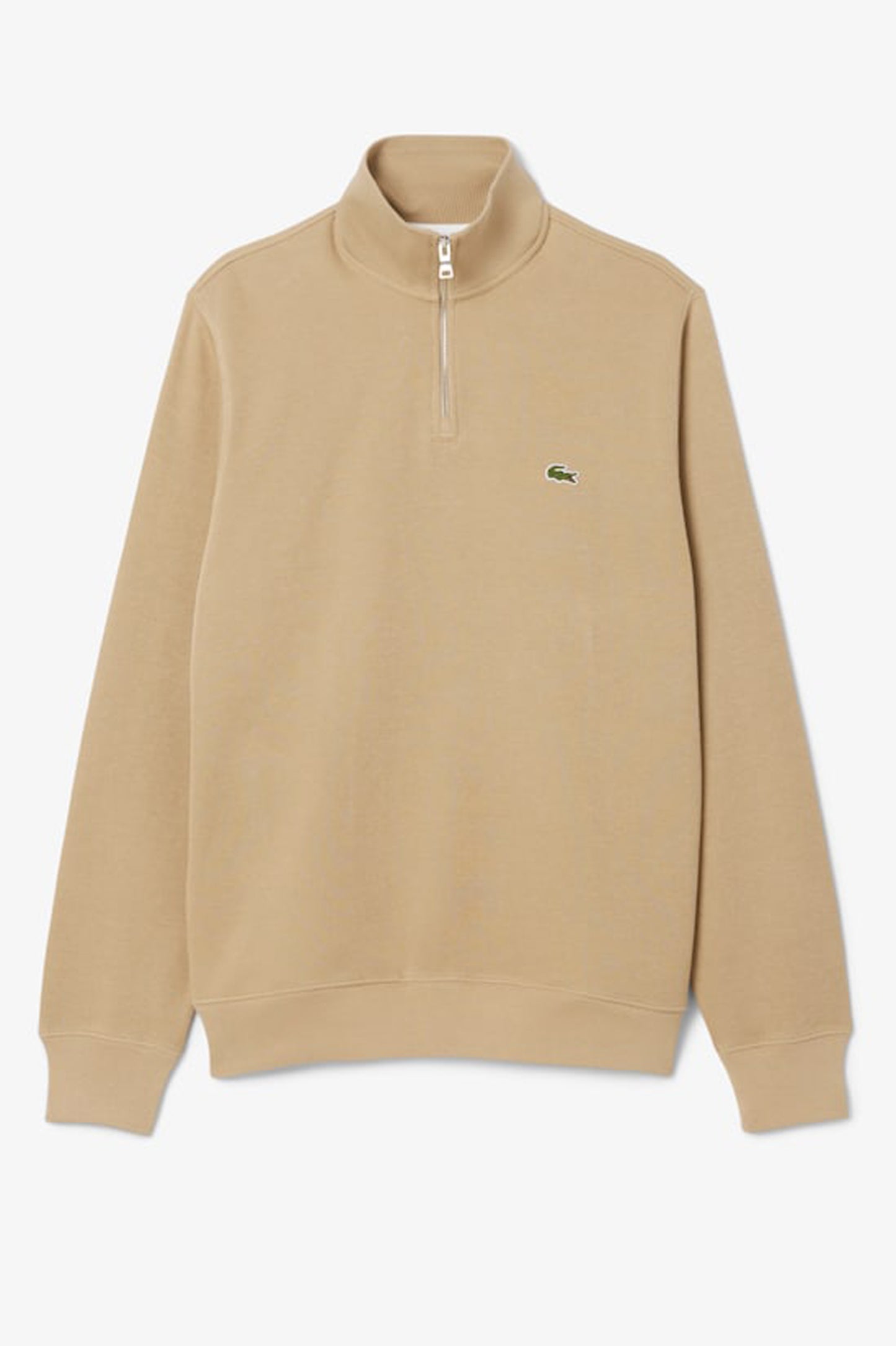 Lacoste Zip-Up High Neck Interlock Sweatshirt