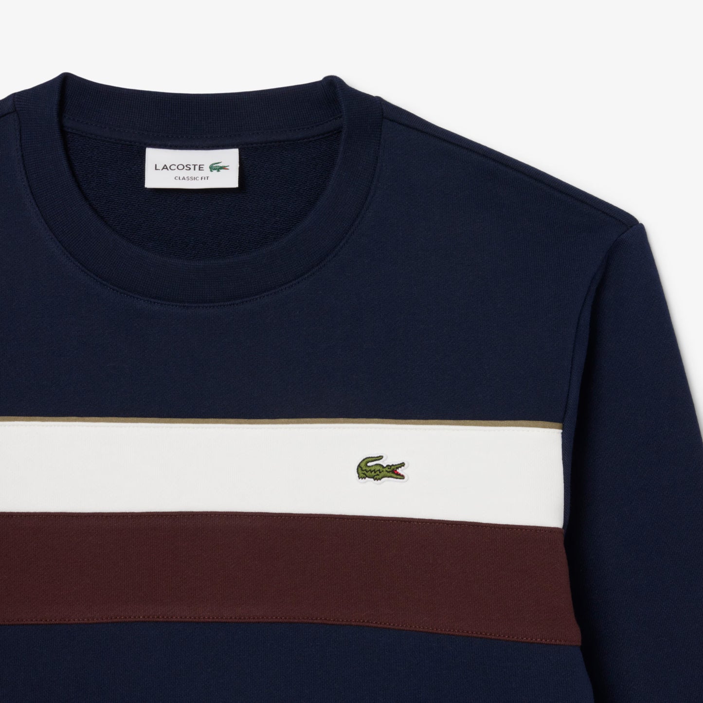 Lacoste Colour-Block Fleece Sweatshirt