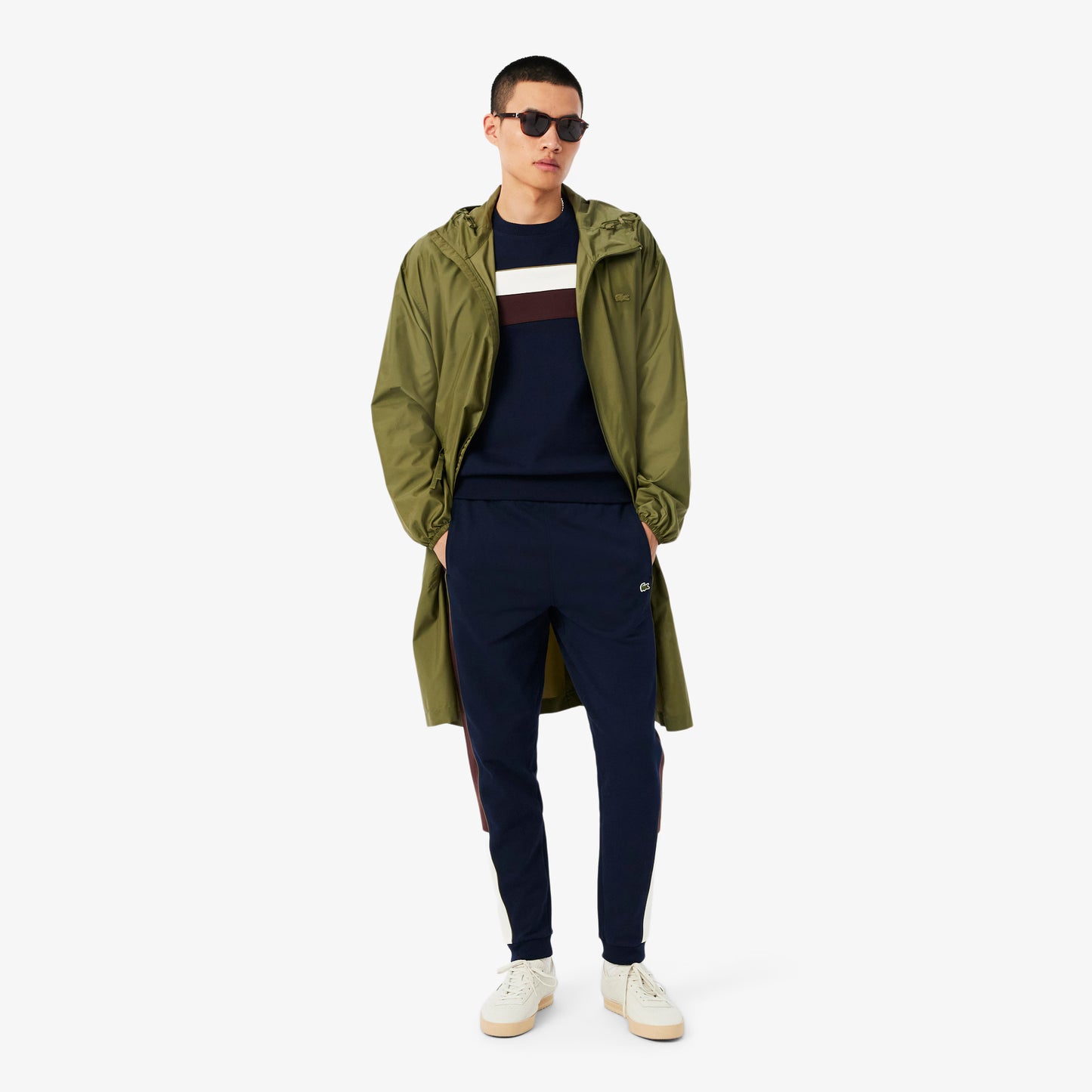 Lacoste Colour-Block Fleece Sweatshirt