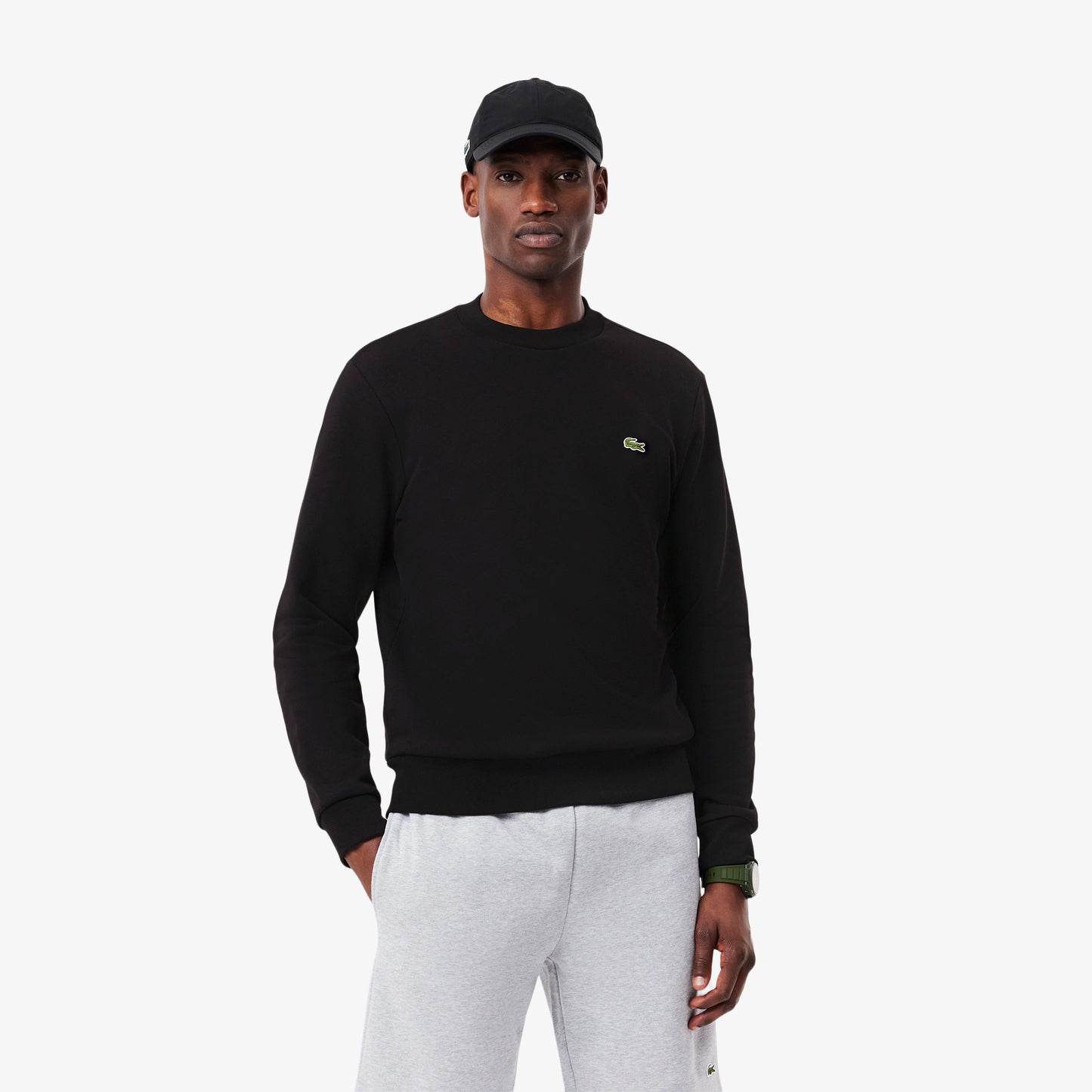 Lacoste Fleece Crew Neck Sweatshirt