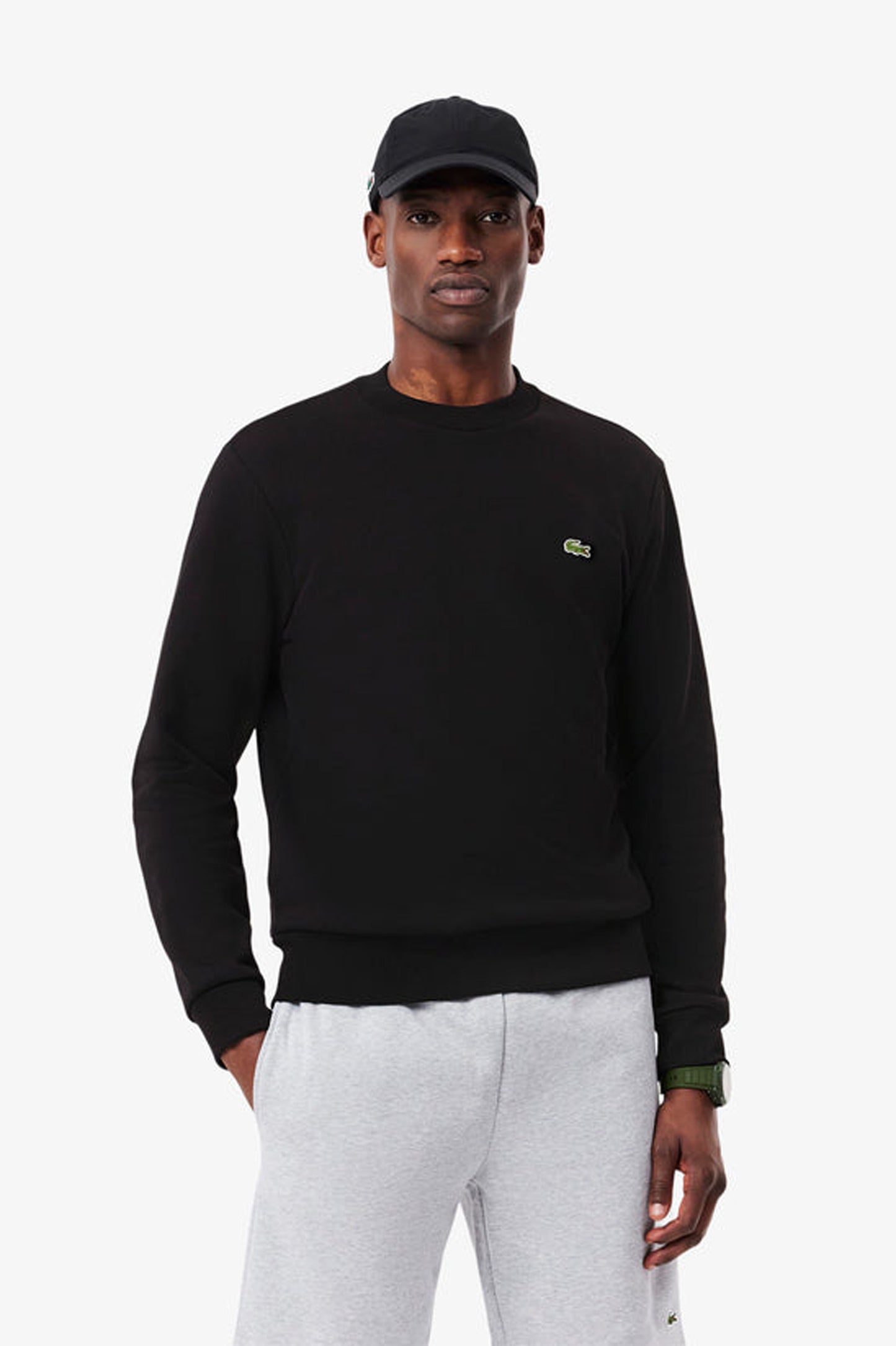 Lacoste Fleece Crew Neck Sweatshirt