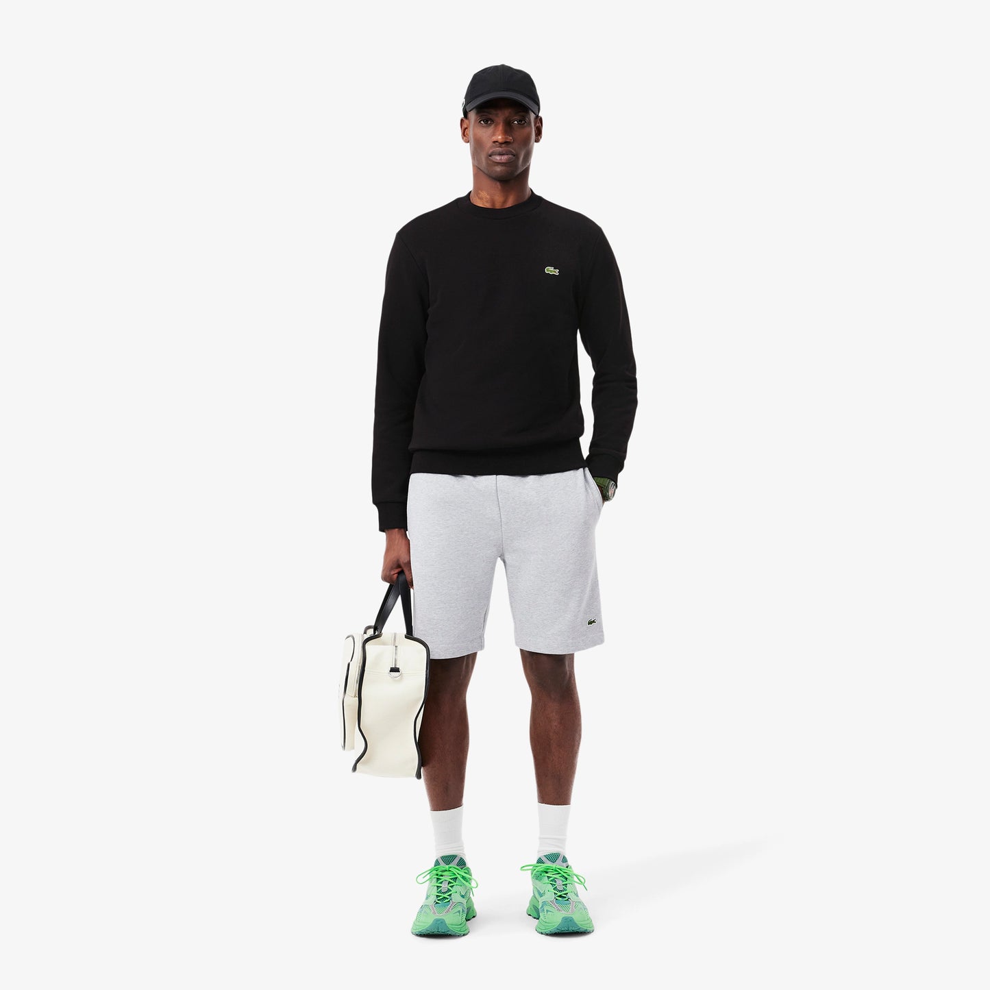 Lacoste Fleece Crew Neck Sweatshirt
