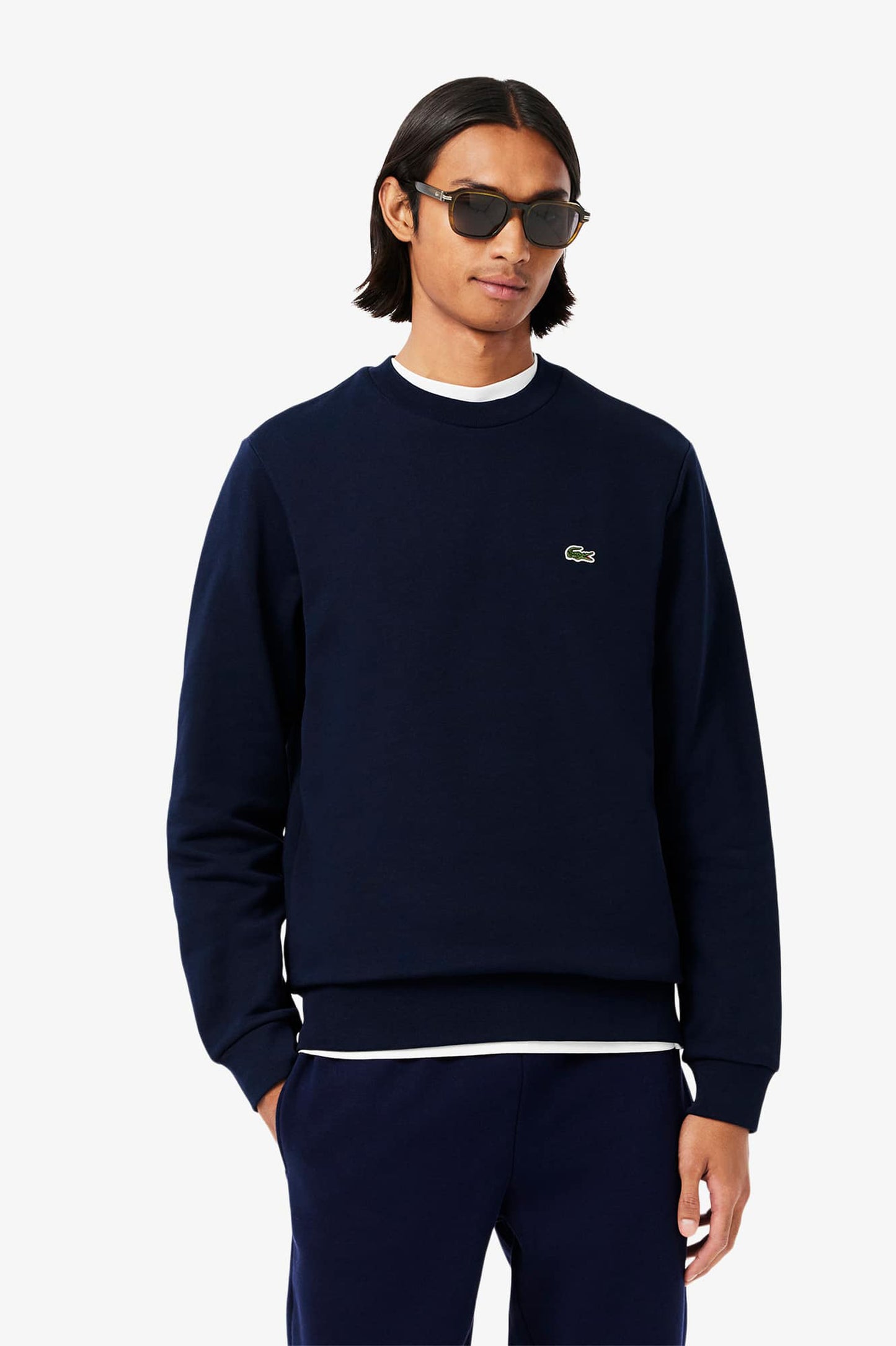 Lacoste Fleece Crew Neck Sweatshirt