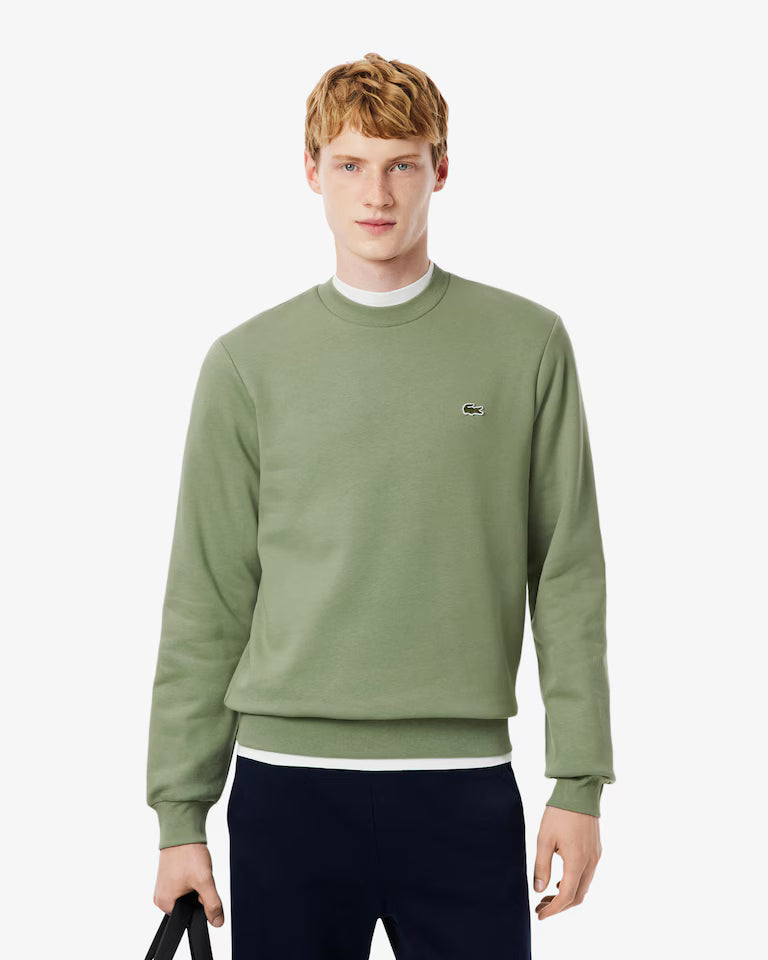 Lacoste Fleece Crew Neck Sweatshirt