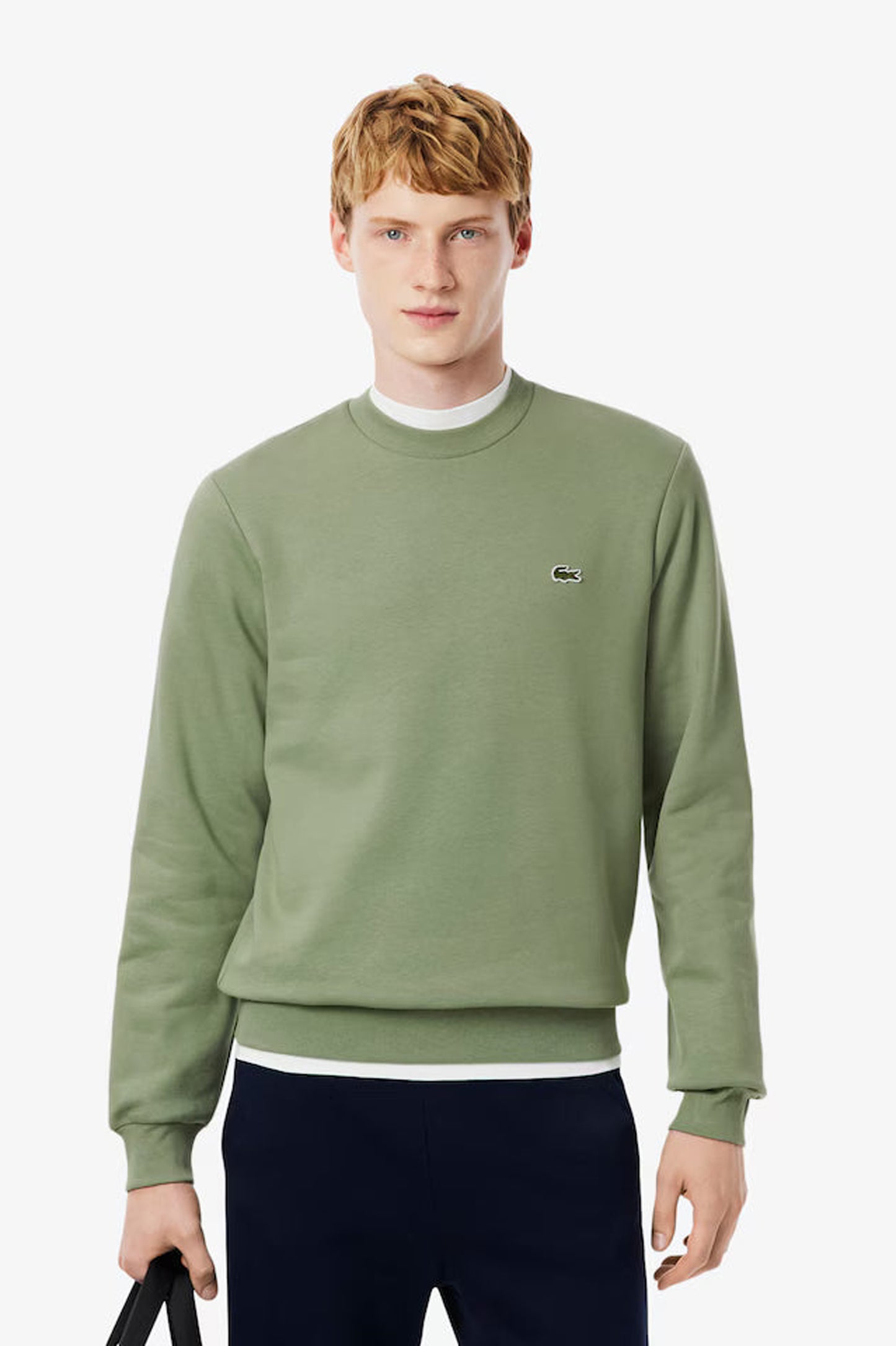 Lacoste Fleece Crew Neck Sweatshirt