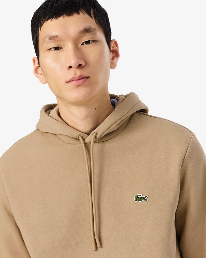 Lacoste Fleece Hoodie (Beige)