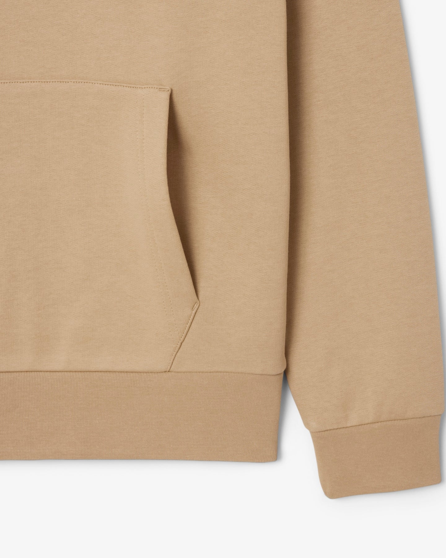 Lacoste Fleece Hoodie (Beige)