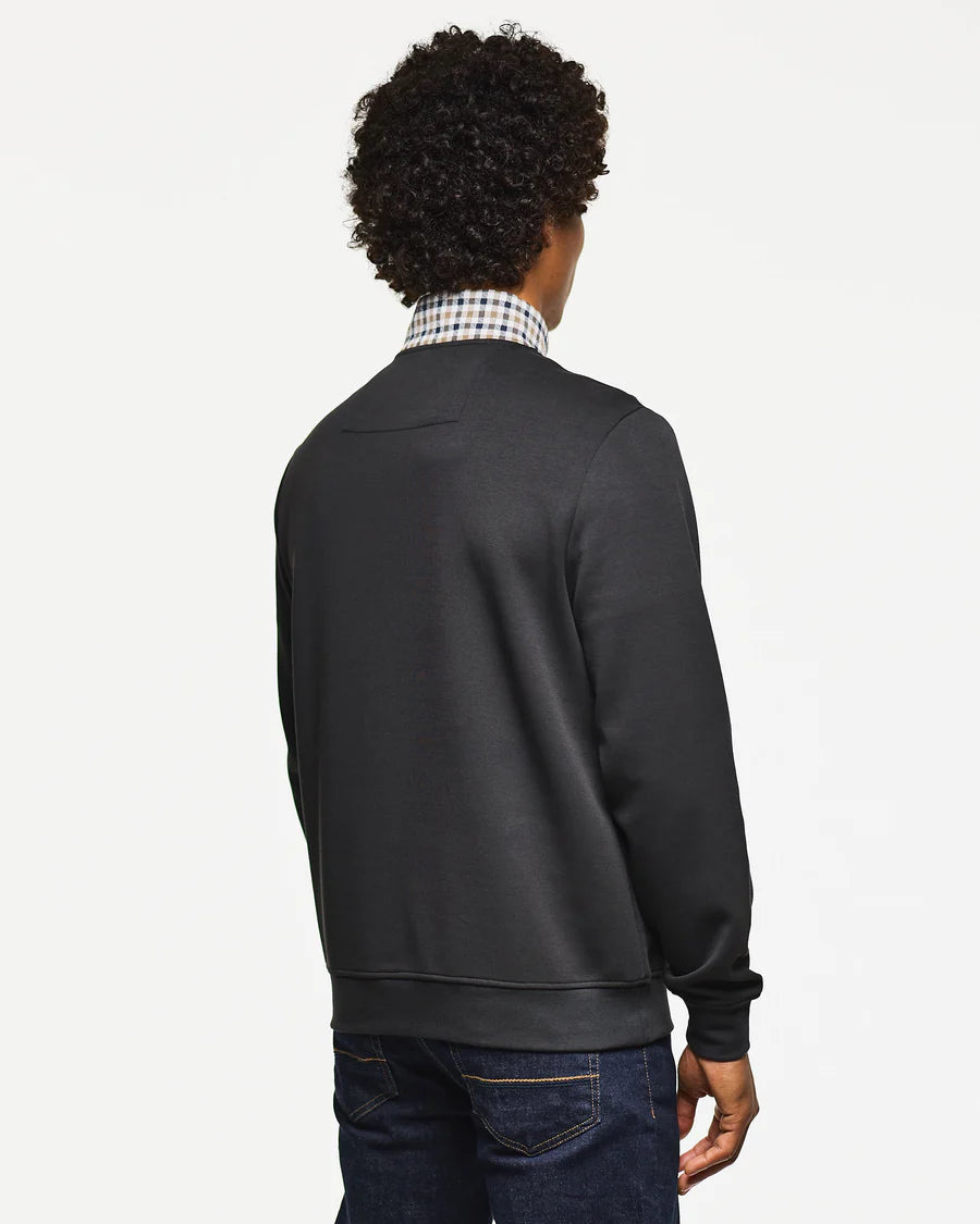 Weekend Offender Henson Quarter Zip Sweatshirt Black