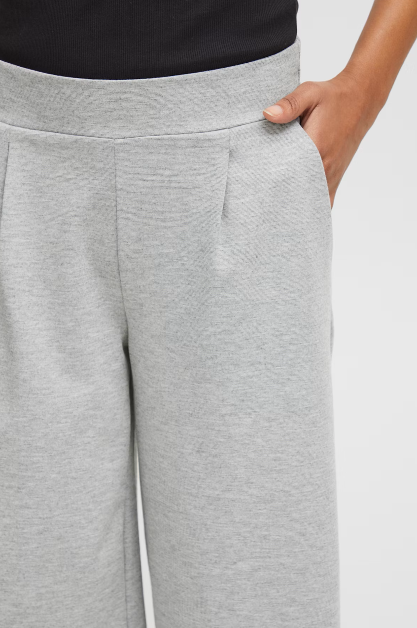 Ichi Ihkate Ankle Length Wide Trousers