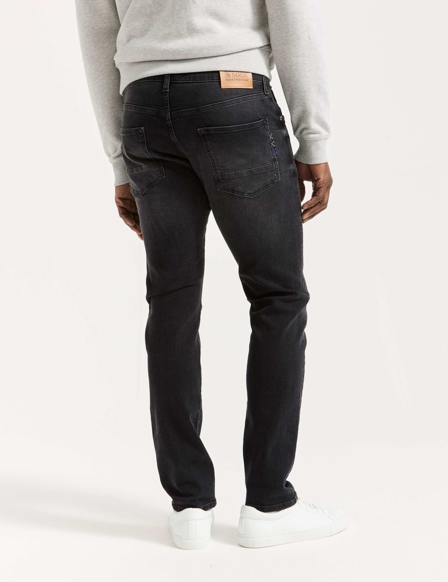 Scotch & Soda Slim Fit 5 Pocket Black Jeans