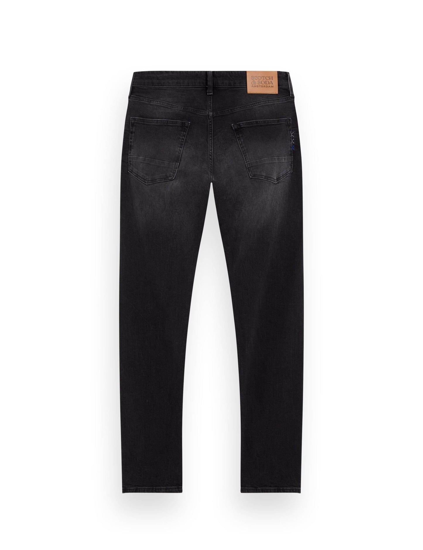 Scotch & Soda Slim Fit 5 Pocket Black Jeans