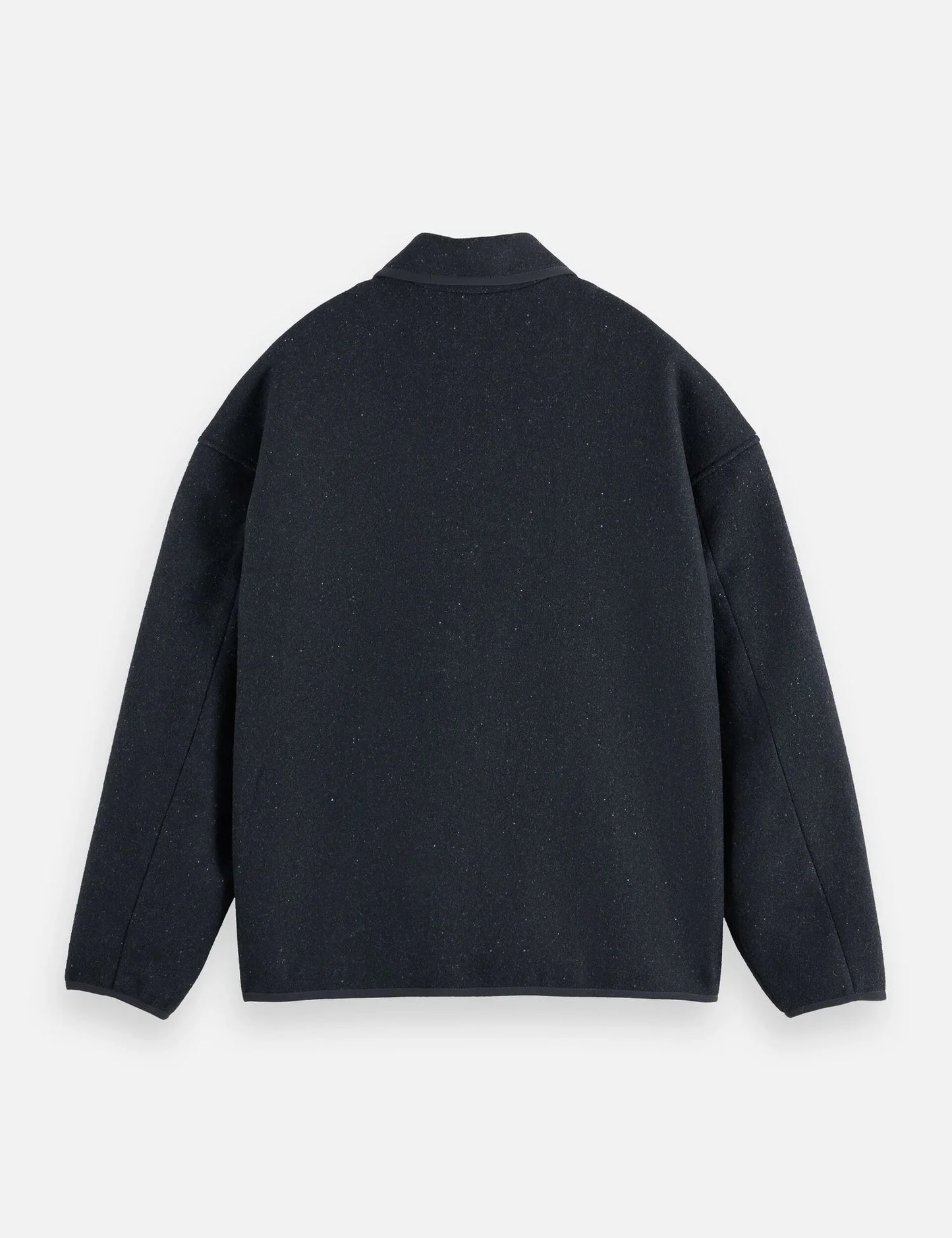 Scotch & Soda Double Faced Wool Blend Overshirt/Jacket - Sky Captain