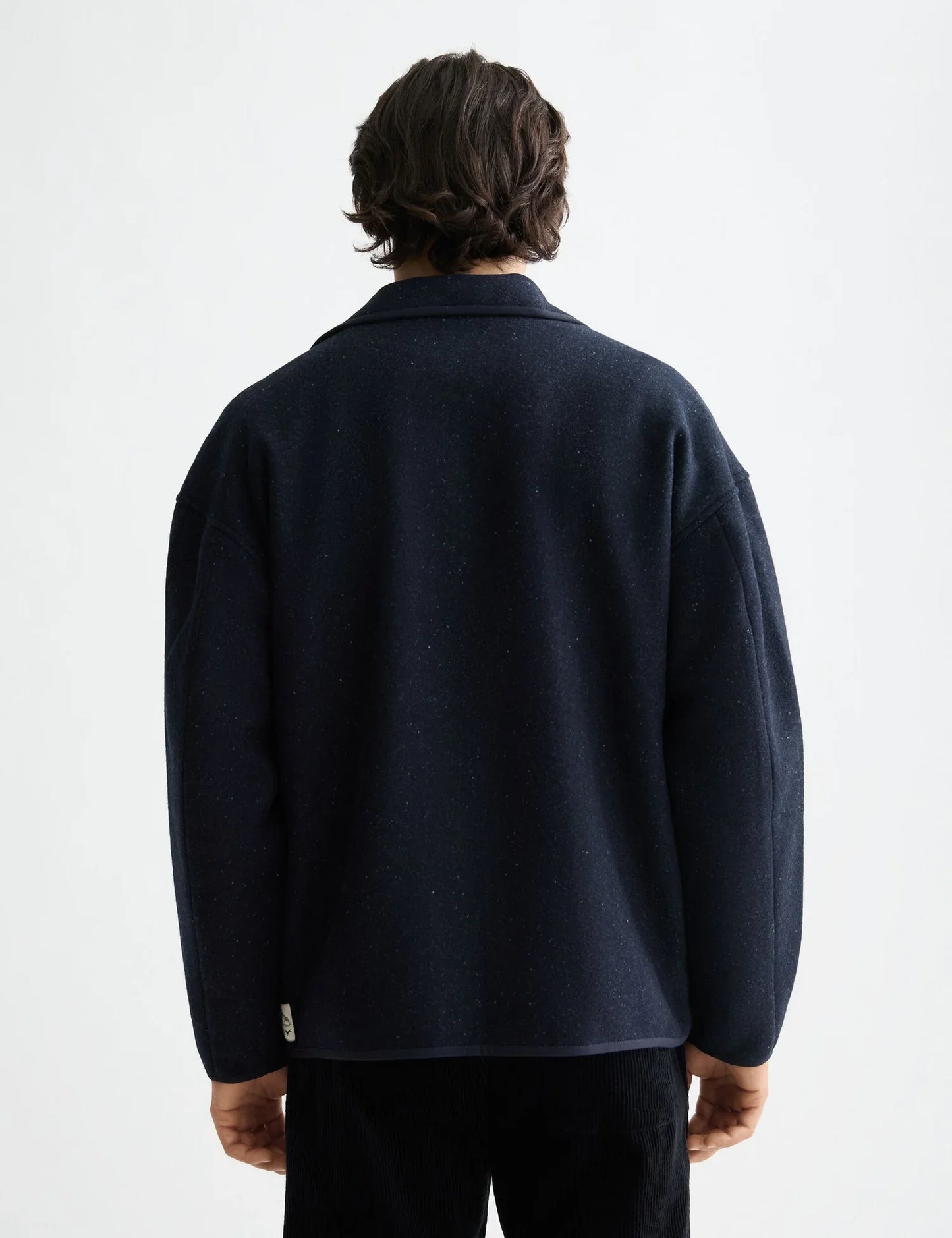 Scotch & Soda Double Faced Wool Blend Overshirt/Jacket - Sky Captain