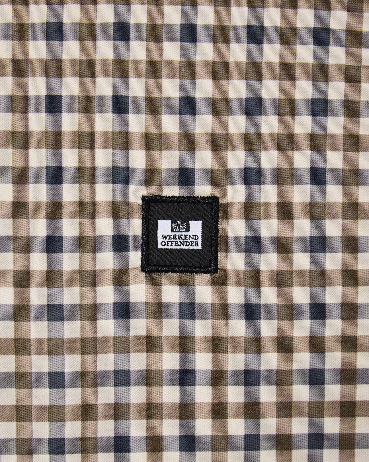 Weekend Offender Trimmer T-Shirt Mid House Check