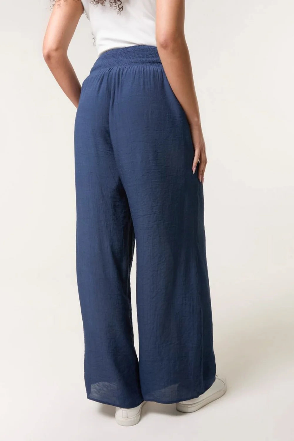 Nova of London Shirred Wide-Leg Trouser