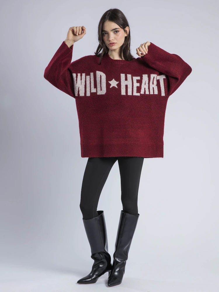 Religion Hatty Wild Heart Overszied Jumper