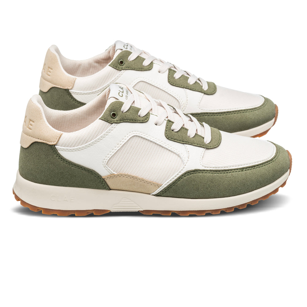 Clae JOSHUA Olive Off-White