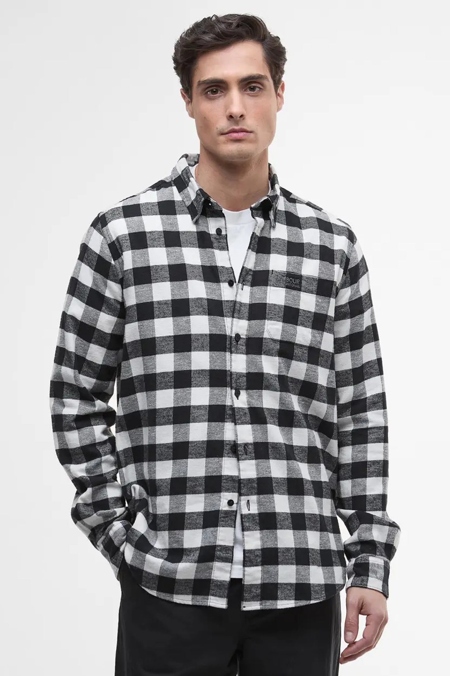 Barbour International Blackstreak Gingham Long-Sleeved Shirt
