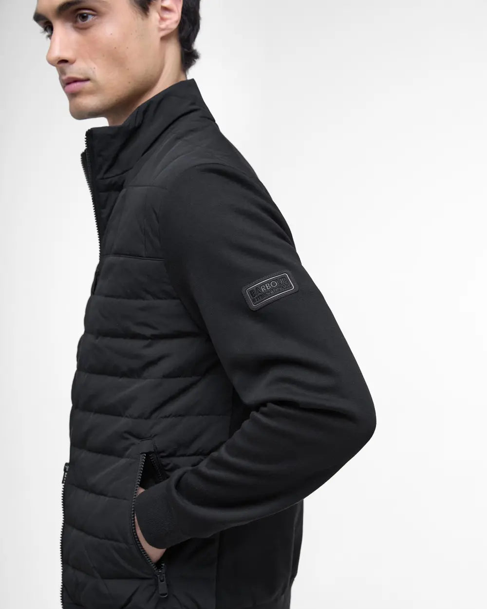 Barbour International Collins Baffle Quilted Sweat