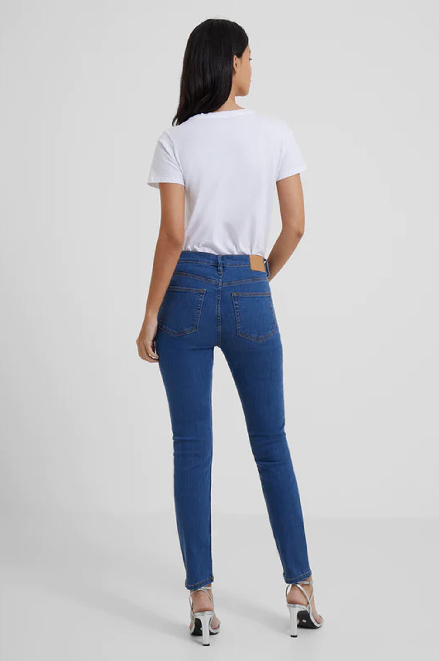 French Connection Rebound Response Skinny Jeans 30 Inch Mid Wash