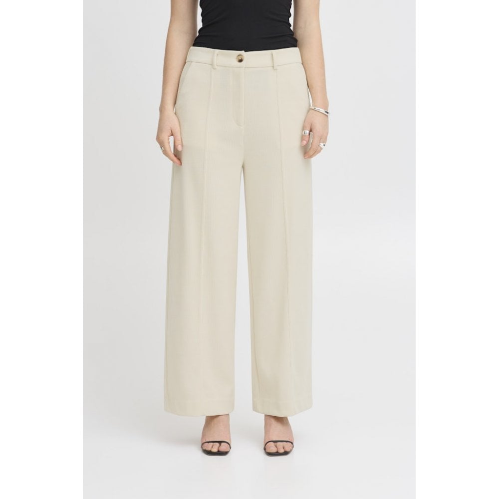 Ichi Kate Corduroy Wide Trousers