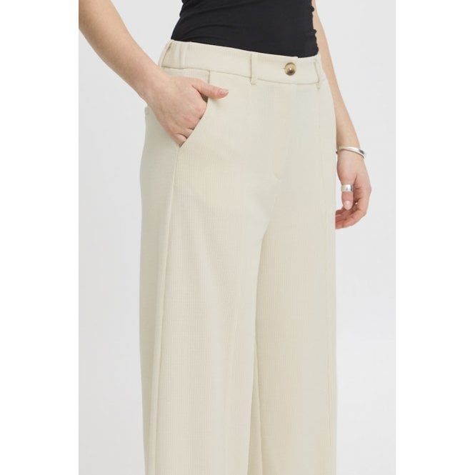 Ichi Kate Corduroy Wide Trousers