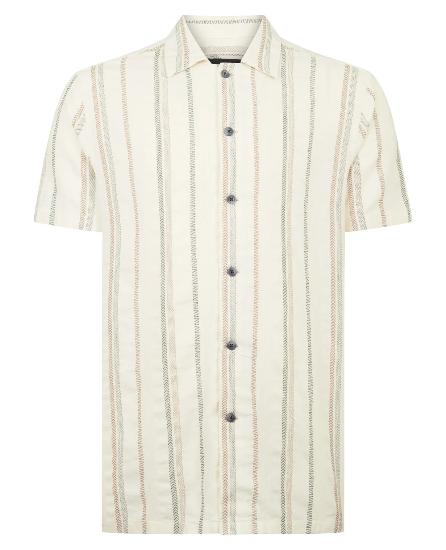 Remus Uomo Tapered Fit Cotton Print Shirt