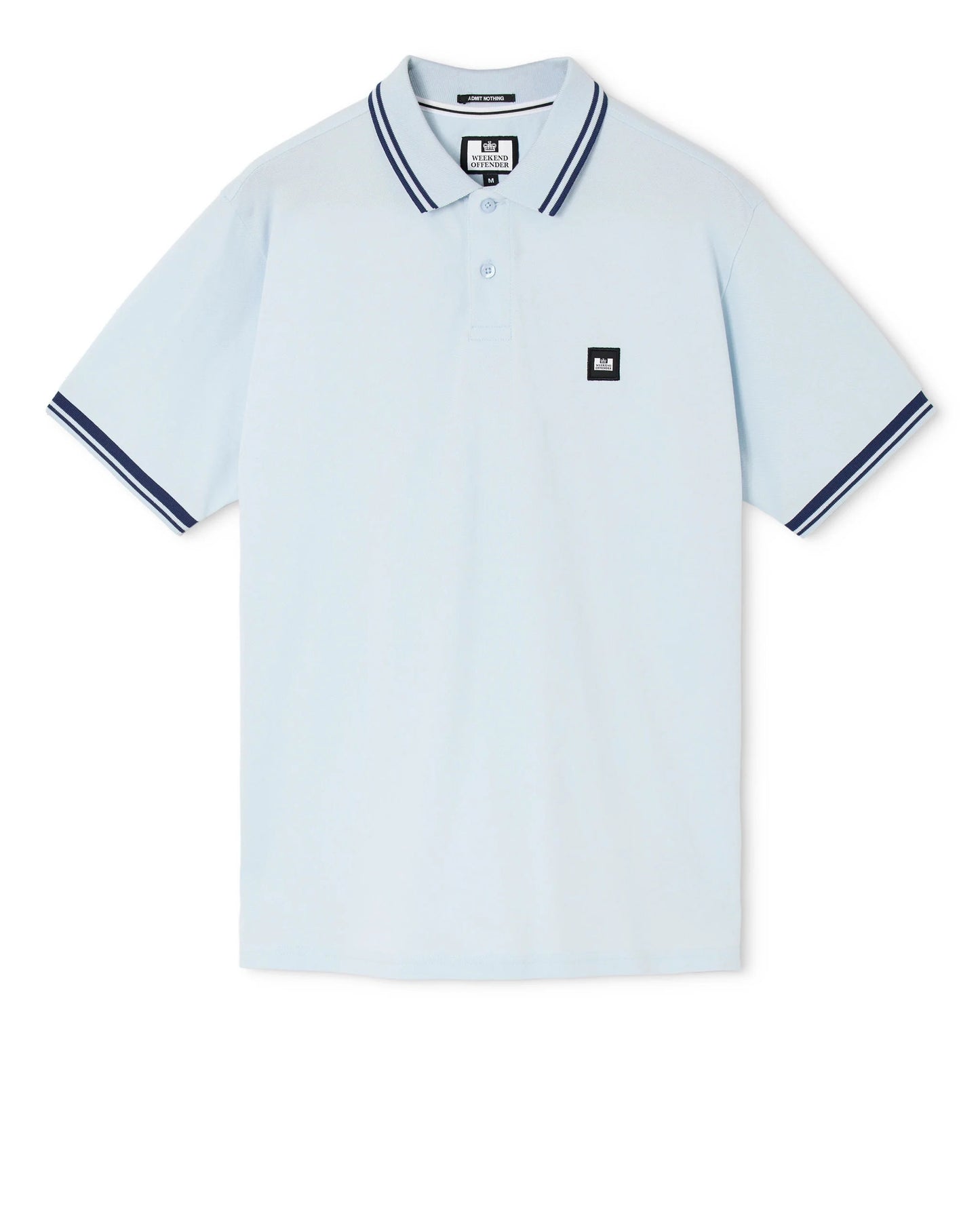 Weekend Offender Levanto Polo Shirt Sky Blue