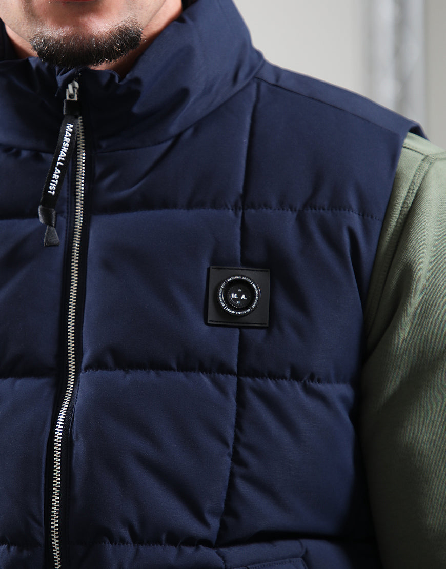 Marshall Artist Capilano Bubble Vest // Navy