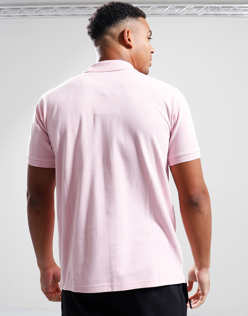 Marshall Artist Embroidered Siren Polo // Pink