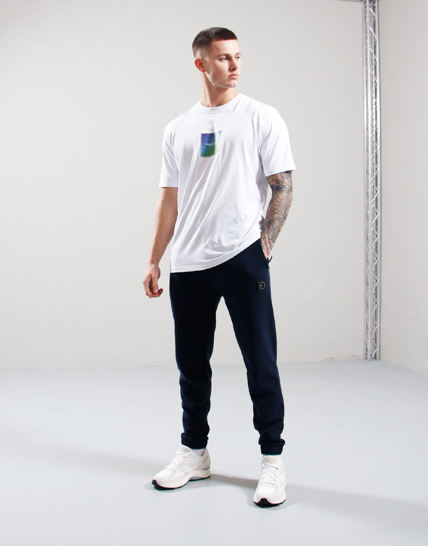 Marshall Artist Linear Box T-Shirt // White
