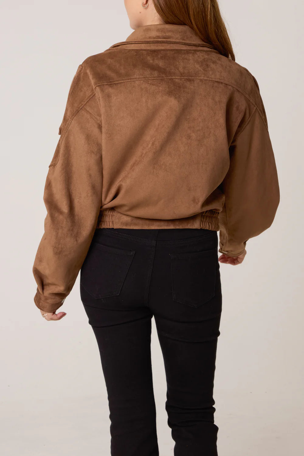Nova of London Faux Suede Biker Jacket