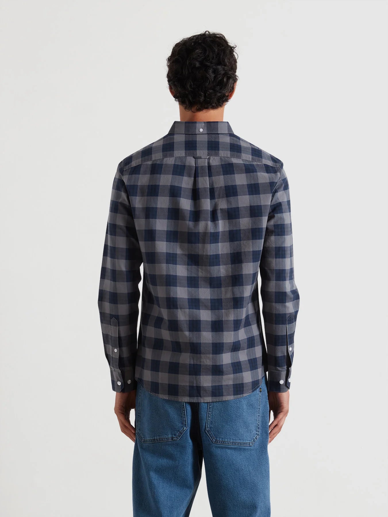 Farah Brewer Check Oxford Shirt